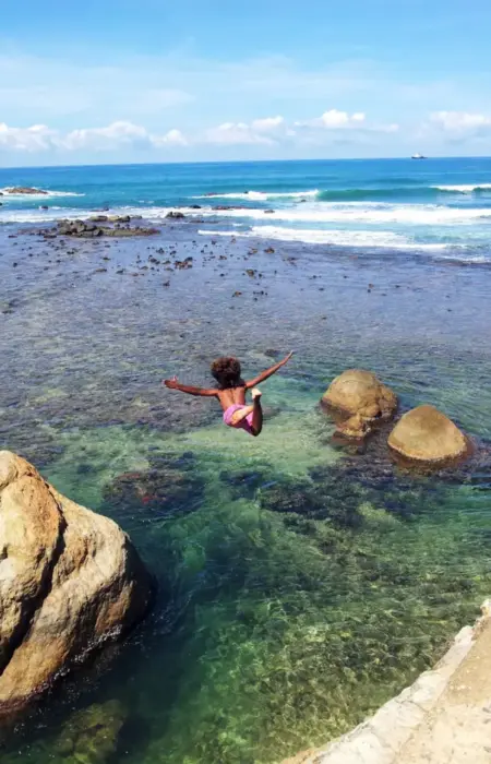 Srí Lanka s deťmi bezpečnosť a jedlo