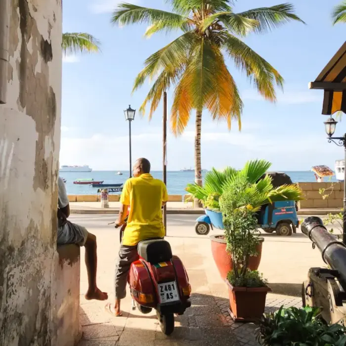 Požičanie skútra na Zanzibare