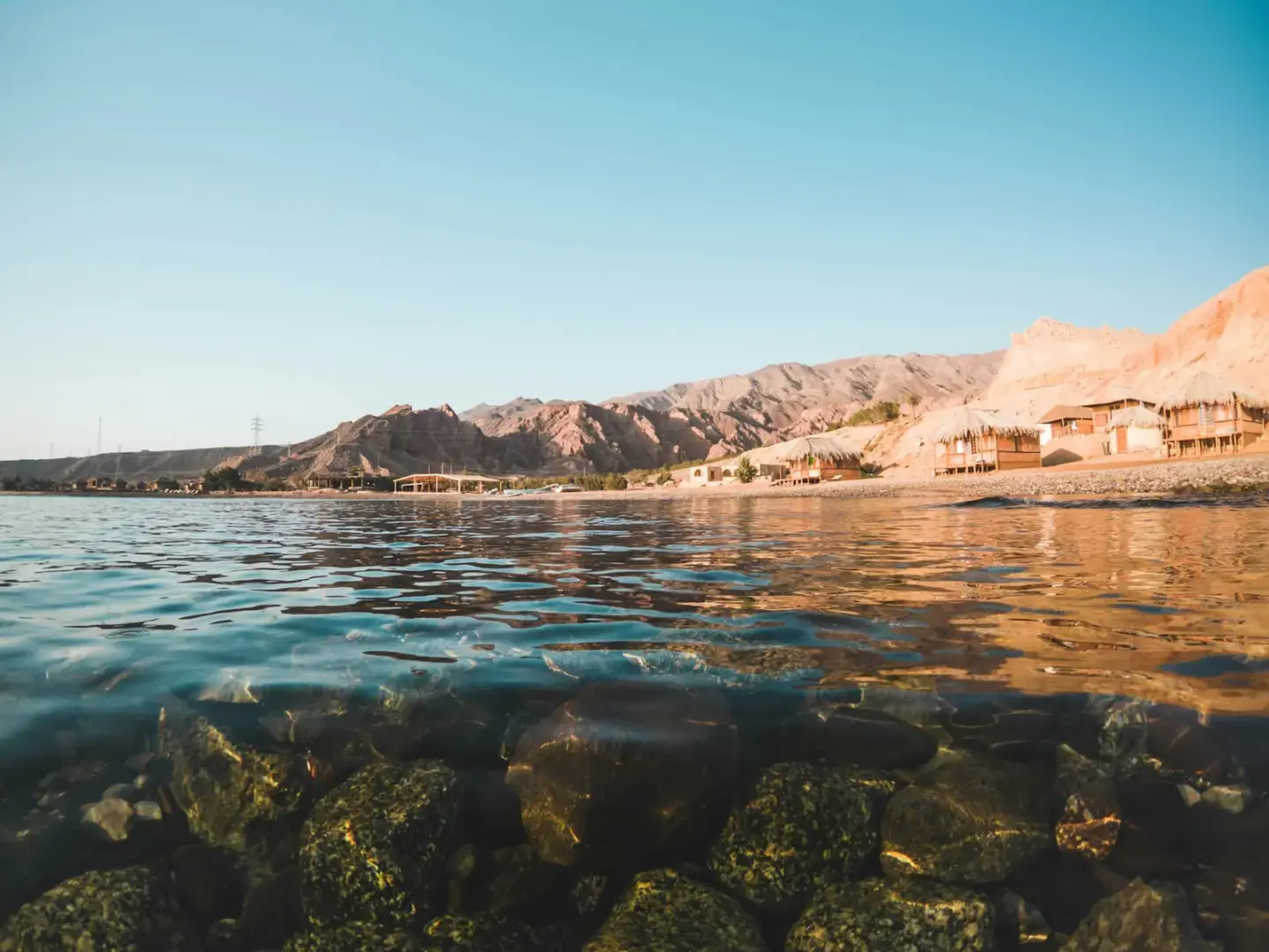 calm body of water
