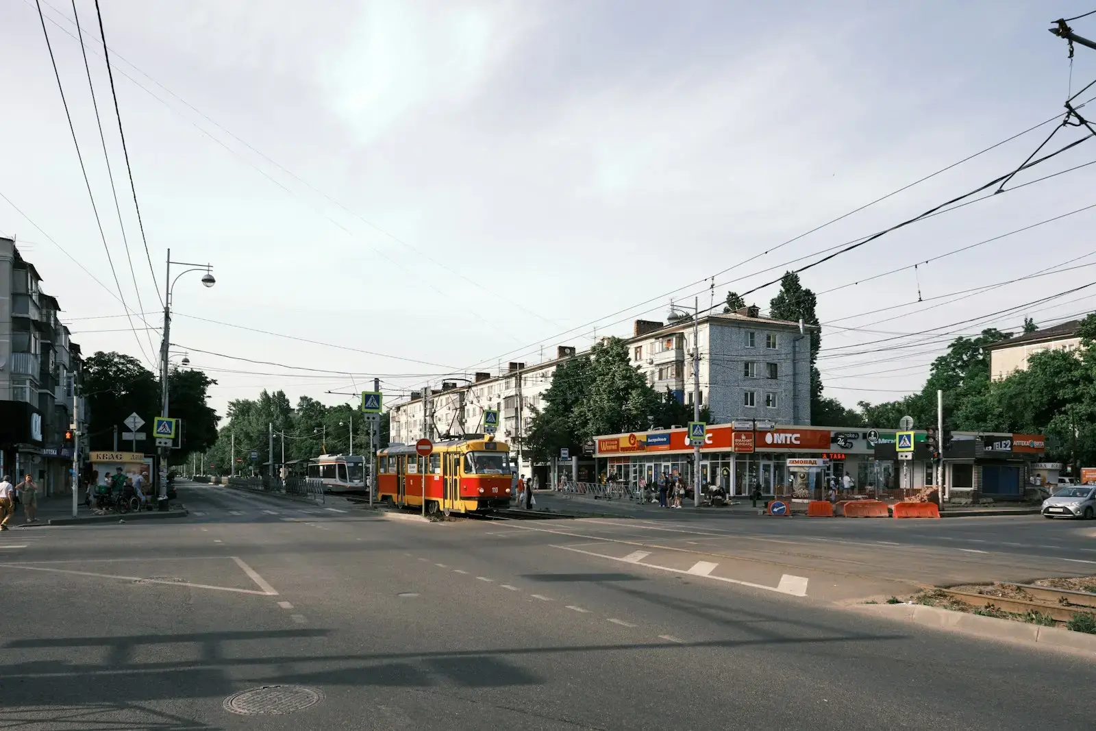 Photo by Dmitry Gaidashev a bus driving down a street